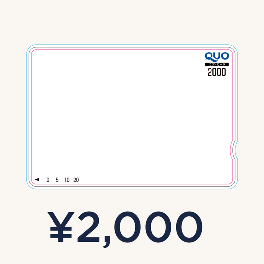 QUOカード【2,000円｜カラー】オリジナル