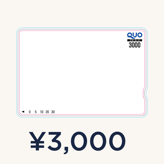 QUOカード【3,000円｜カラー】オリジナル